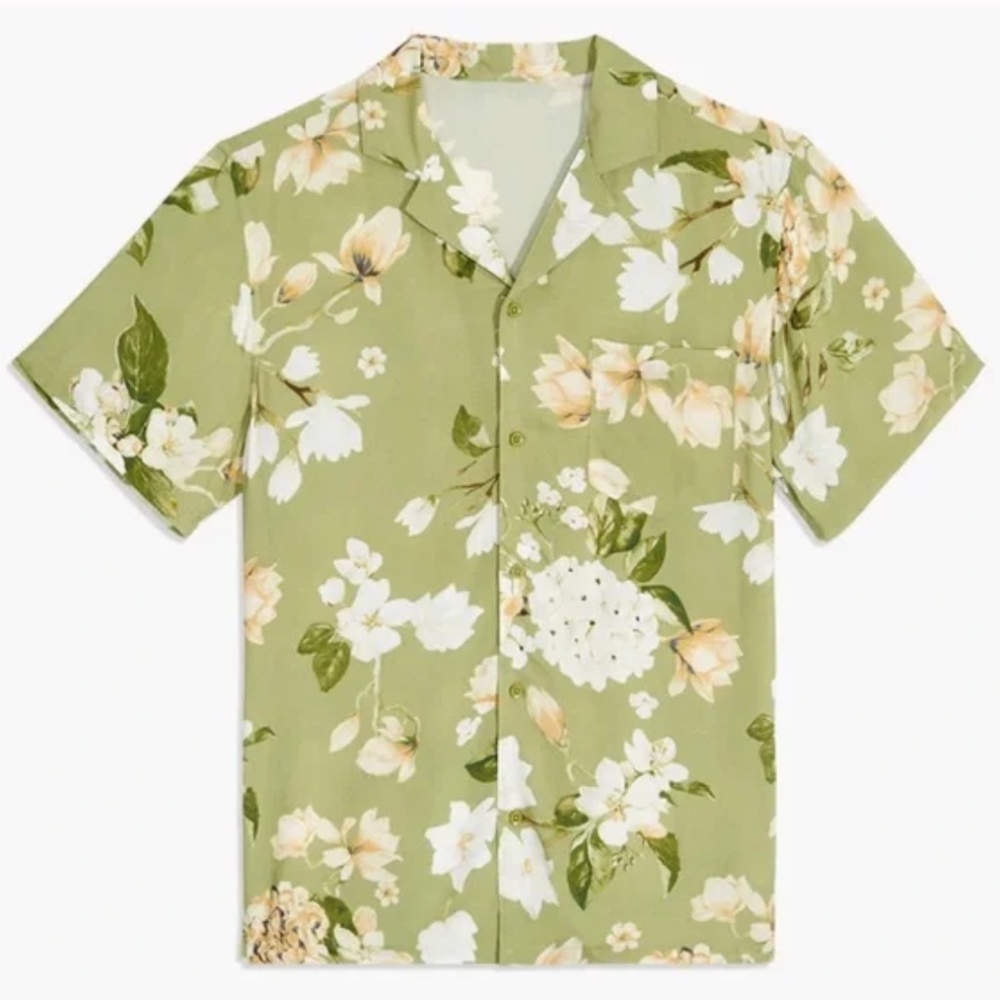 WeWoreWhat Boyfriend Romantic Floral Shirt